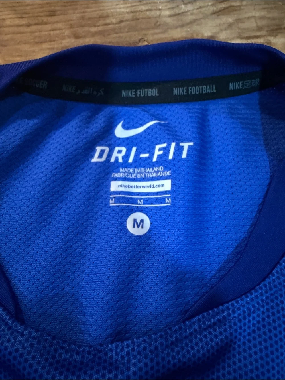 Nike Blue Dri-FIT Football Jersey